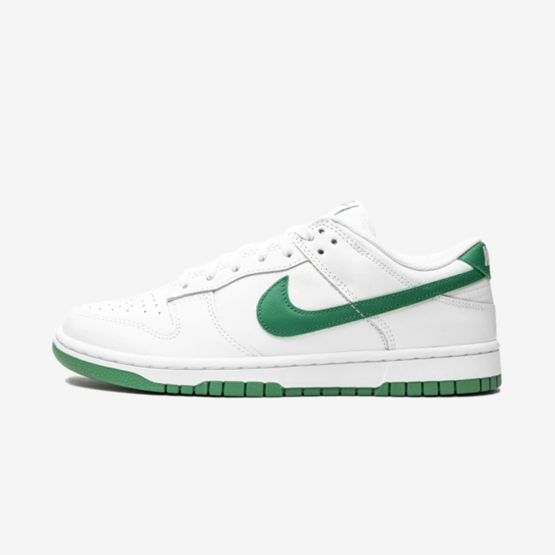 Nike Dunk Low White - Green Noise