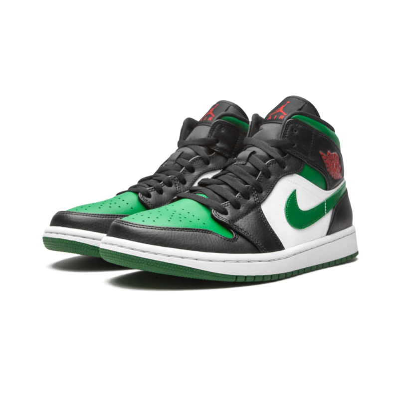 Air Jordan 1 Mid - Green Toe