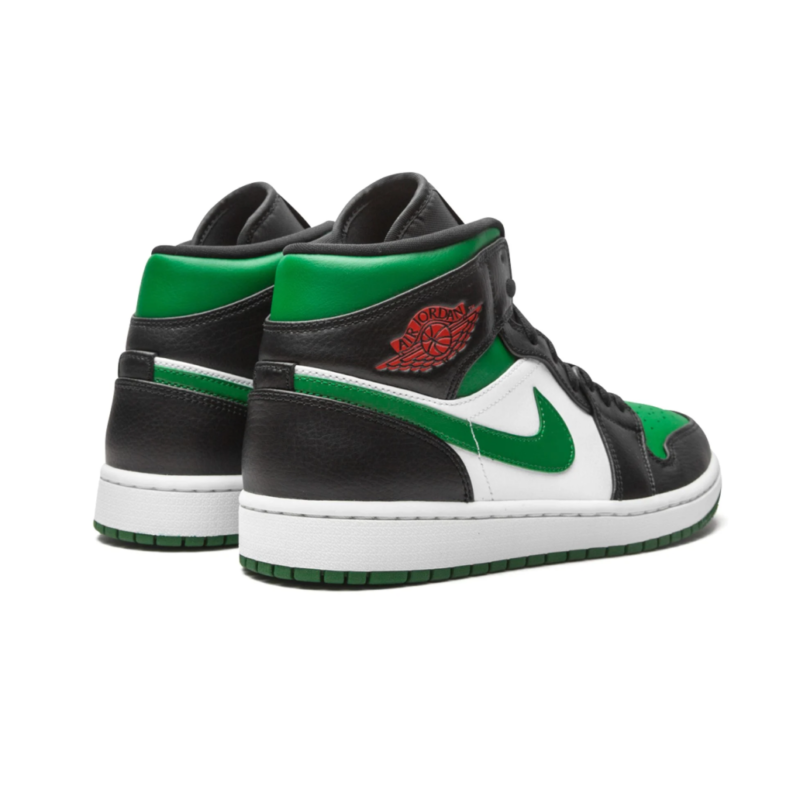 Air Jordan 1 Mid - Green Toe