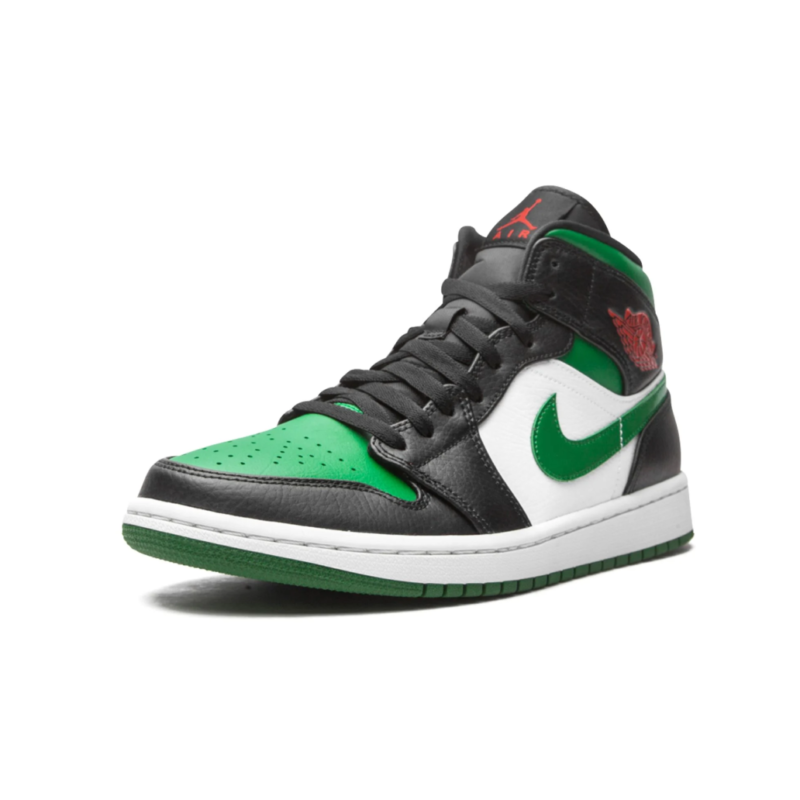 Air Jordan 1 Mid - Green Toe