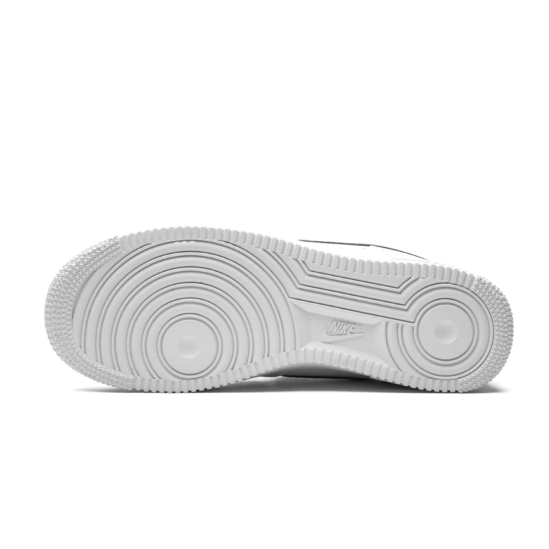 Nike Air Force 1 Low '07 - White Black Pebbled Leather