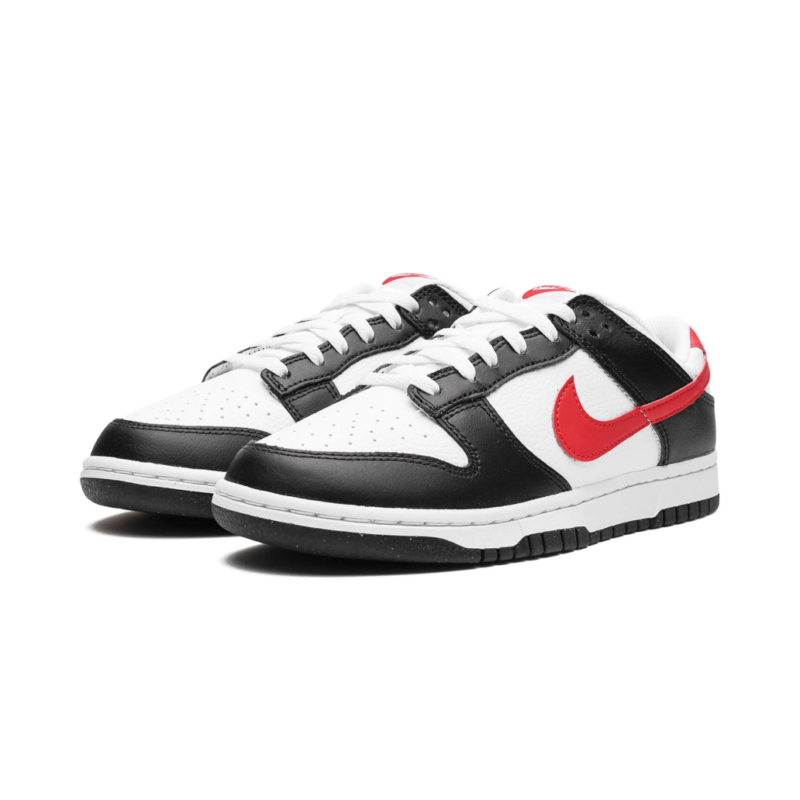Nike Dunk Low Retro - Red Swoosh Panda