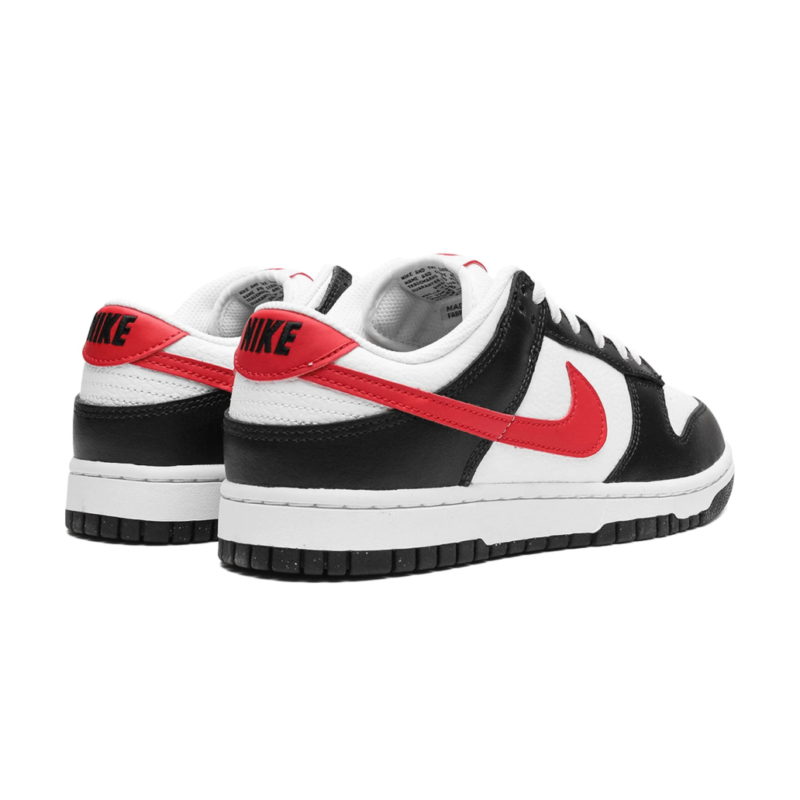 Nike Dunk Low Retro - Red Swoosh Panda