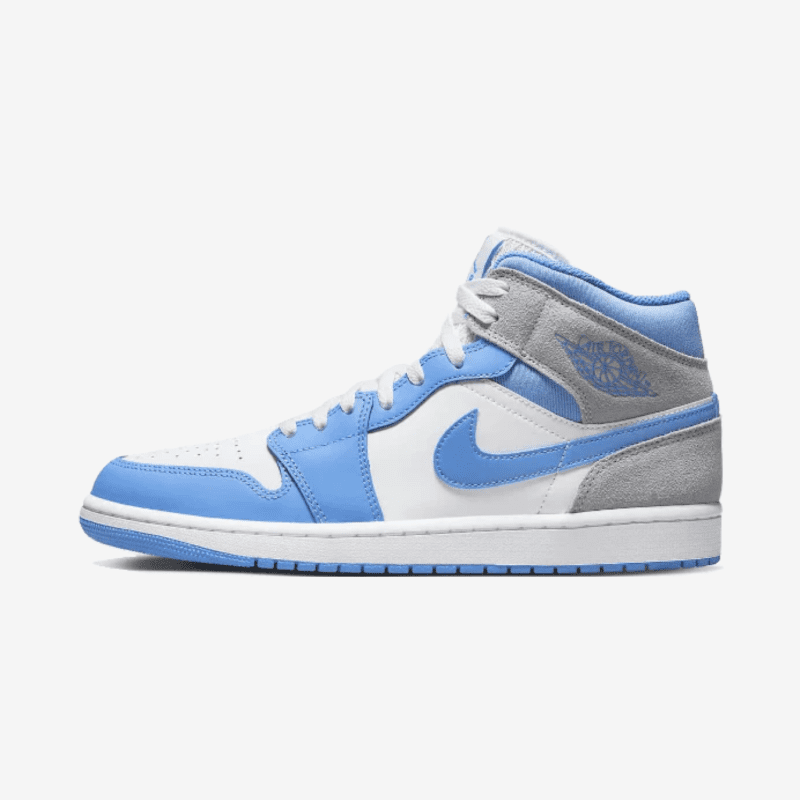 Air Jordan 1 Mid - University Blue Grey