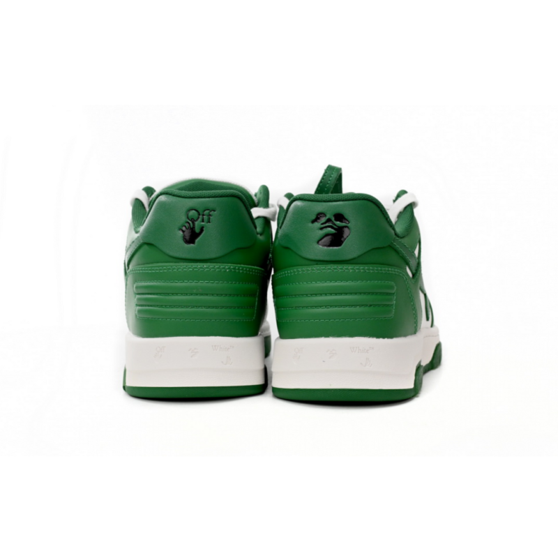 Off-White Out Of Office "OOO" Pine Green White