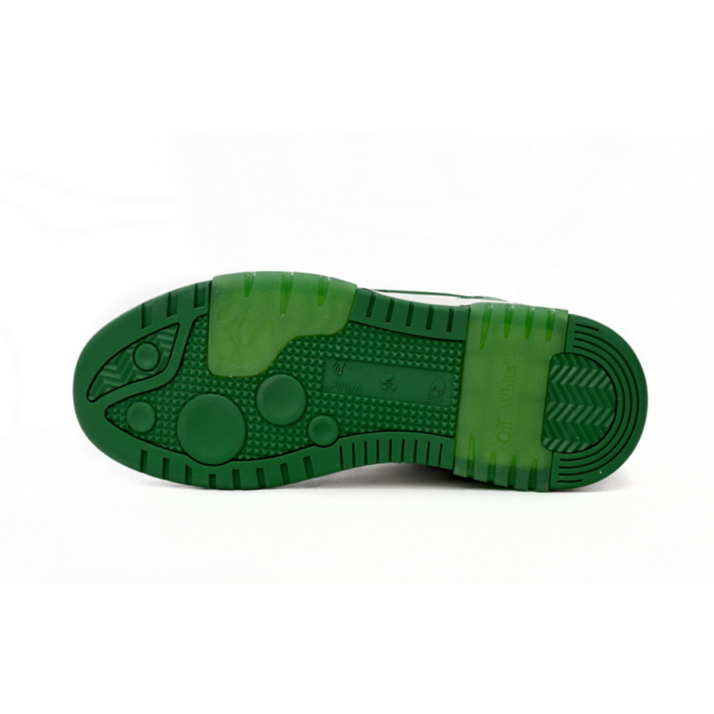 Off-White Out Of Office "OOO" Pine Green White