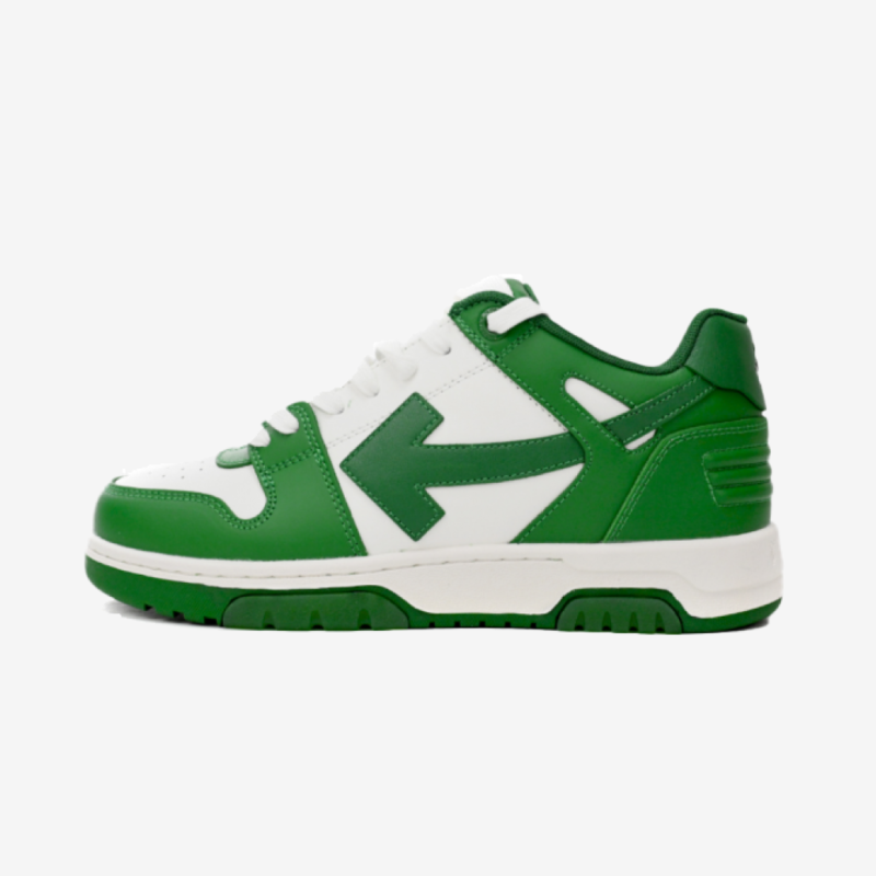 Off-White Out Of Office "OOO" Pine Green White